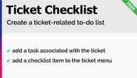 Ticket Checklist