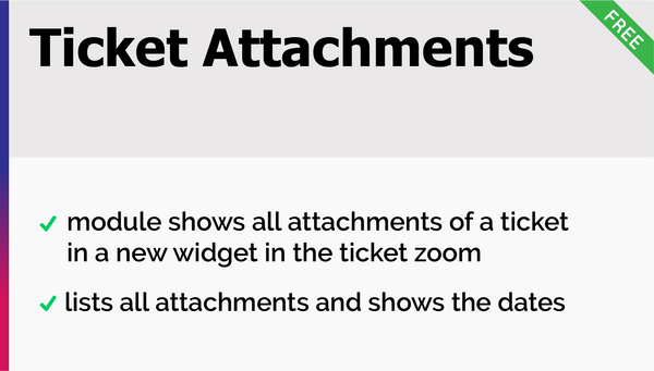 Ticket Attachments